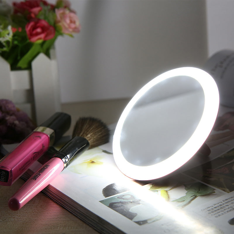 LED Makeup Mirror With Light Refill USB Charging Beauty Vanity Portable