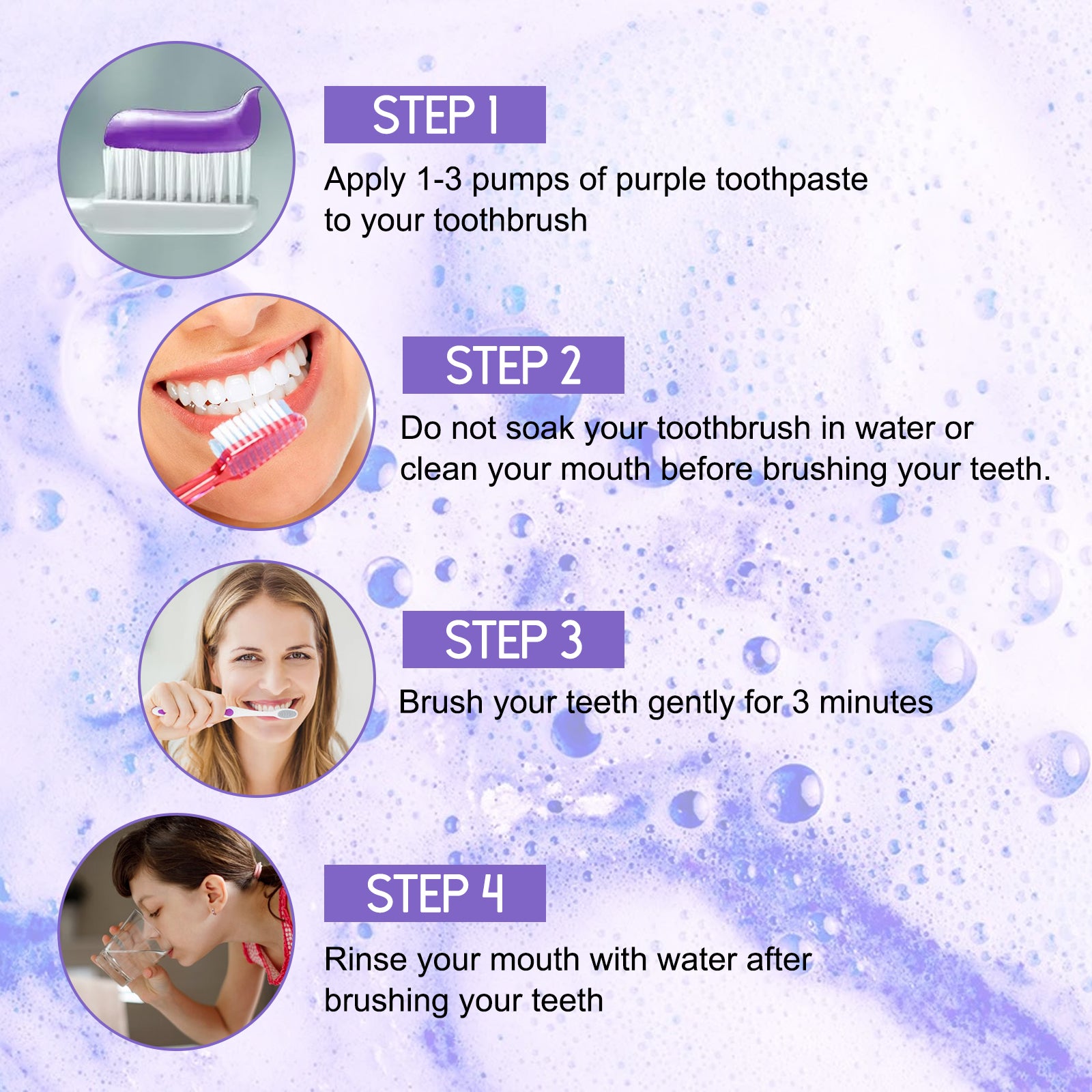 Jaysuing Purple Whitening Toothpaste