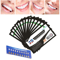 3D bamboo charcoal whitening strips