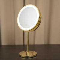 LED Lighted Student Dormitory Beauty Makeup Magnifying Mirror