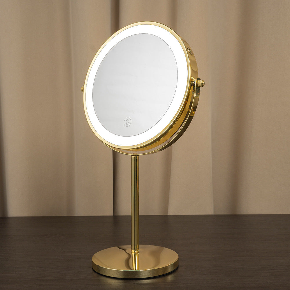 LED Lighted Student Dormitory Beauty Makeup Magnifying Mirror