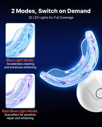 Teeth Whitening Kit With LED Light Whitening Strips, Pens And Gel Syringes