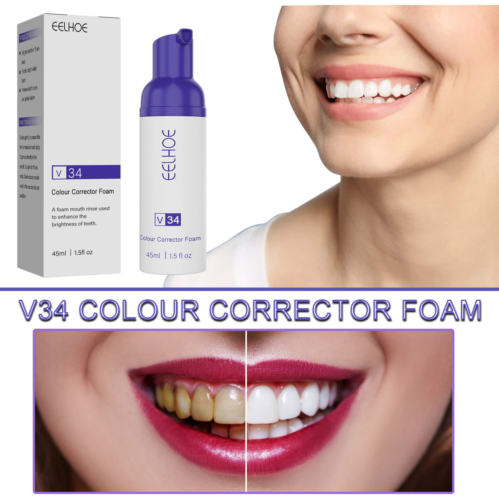 EELHOE V34 Whitening Toothpaste