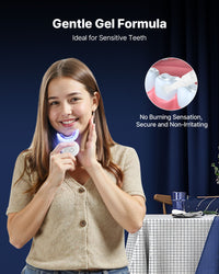 Teeth Whitening Kit With LED Light Whitening Strips, Pens And Gel Syringes