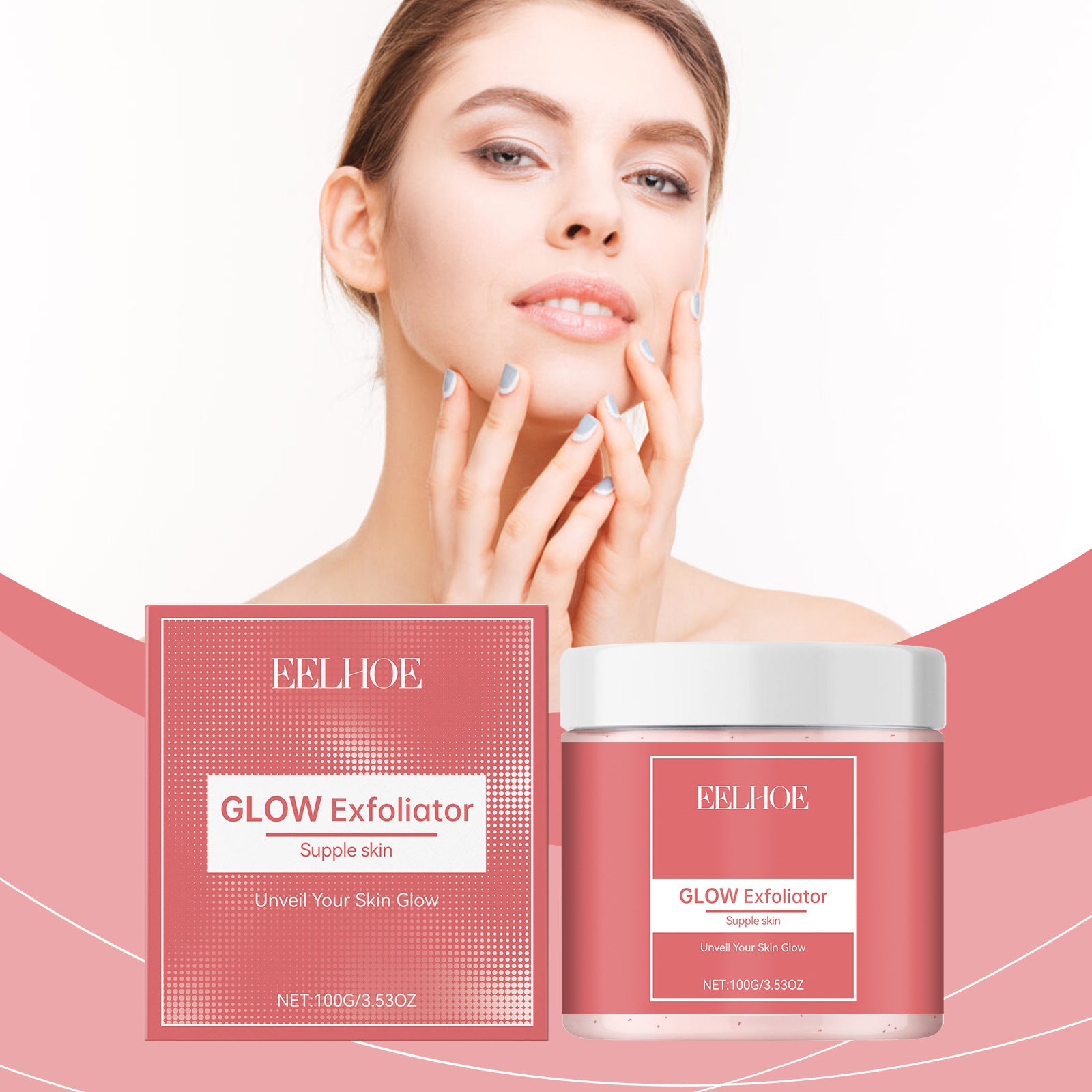 Whitening Facial Scrub Gentle Cleansing Exfoliating