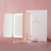 Illuminated Smart Makeup Light Dressing Beauty Shell Mirror