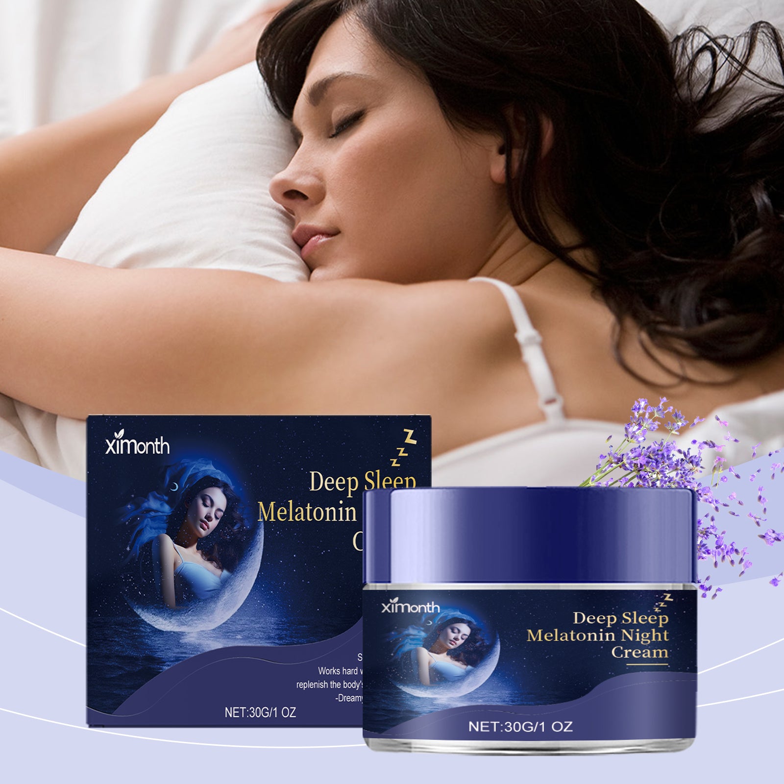 Ximonth Soothing Night Cream Pamper The Night By Relieving Sleep Discomfort And Enhancing Sleep Comfort