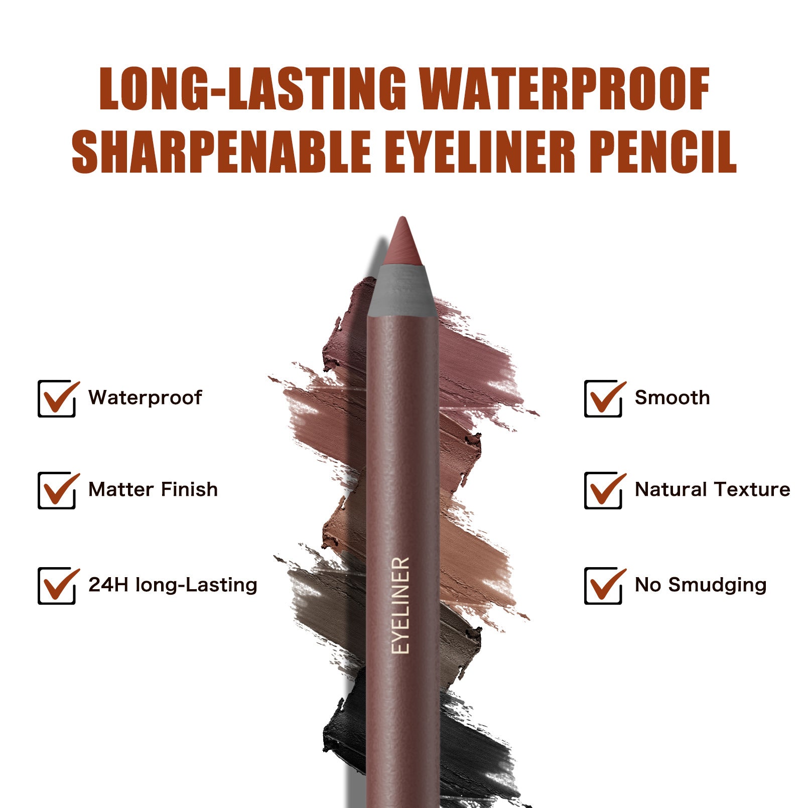 Color Eyeliner Waterproof Not Smudge Eyeliner Smooth Chipping