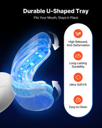 Teeth Whitening Kit With LED Light, Whitening Gel Syringe, Desensitizing Gel