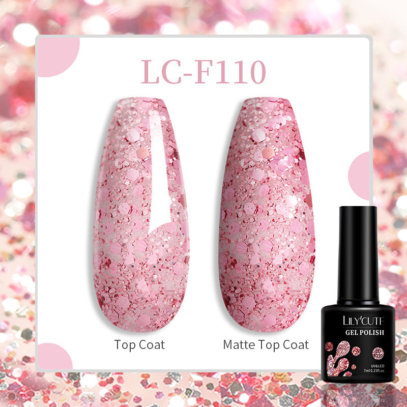 184 Colors Full Set Nail Glue Set Matte Nail Art Non-wash Sealing Layer Nail Polish Gel Base Gel