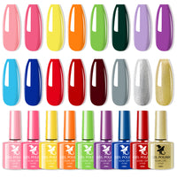 48 Color UV Phototherapy Plastic Gel Nail Polish Suit